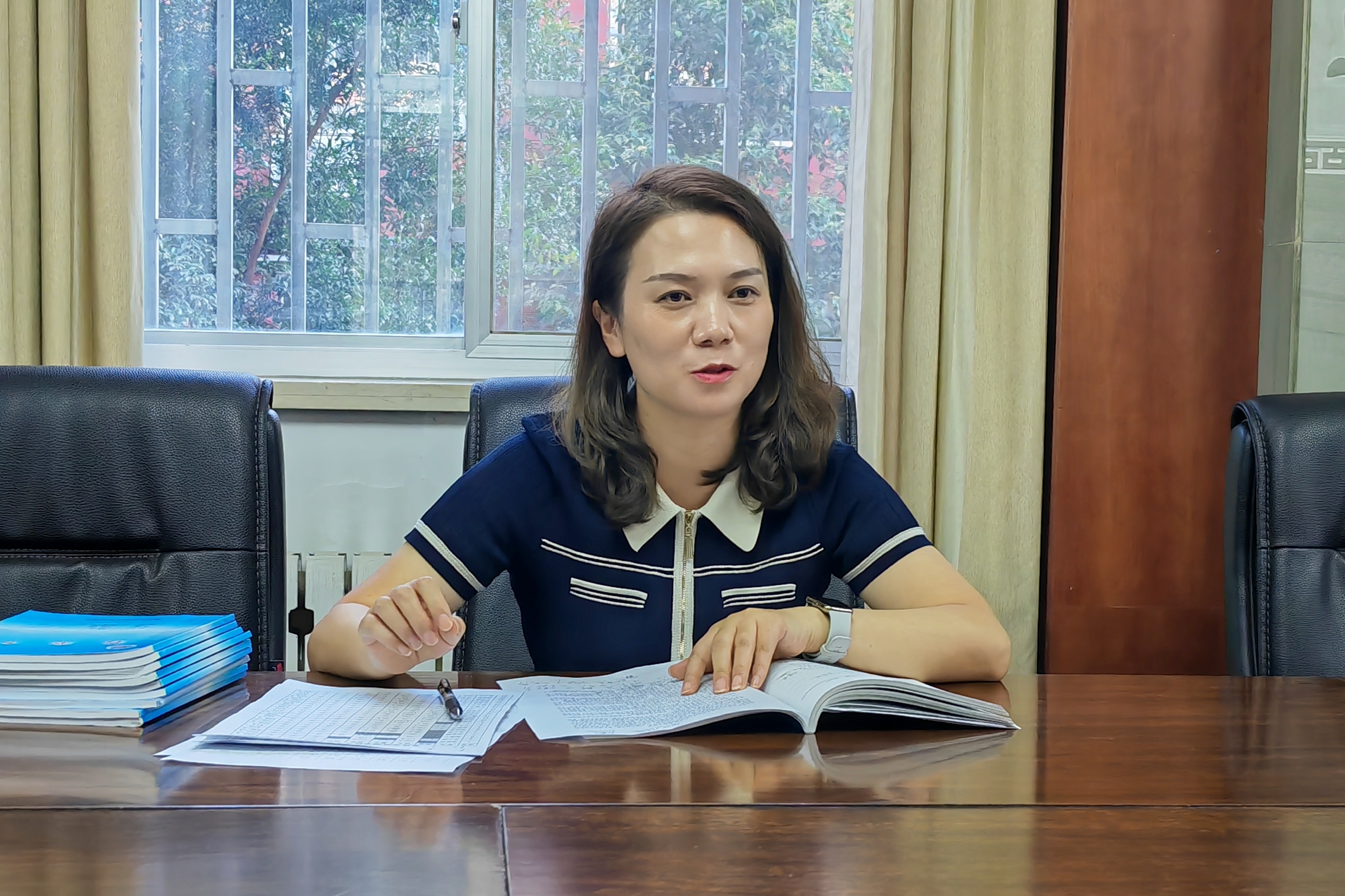 图为田源总结讲话