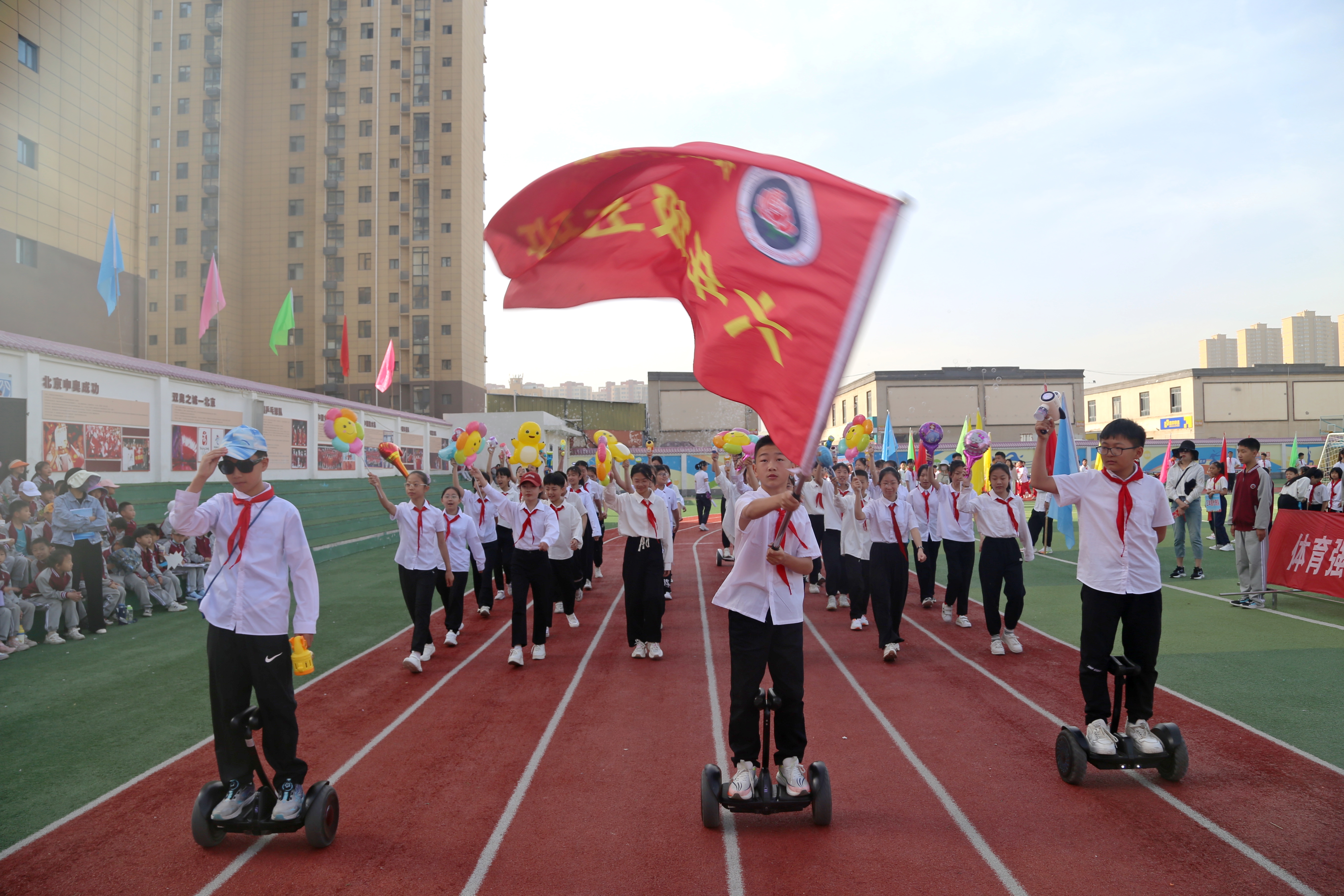 图为方阵入场